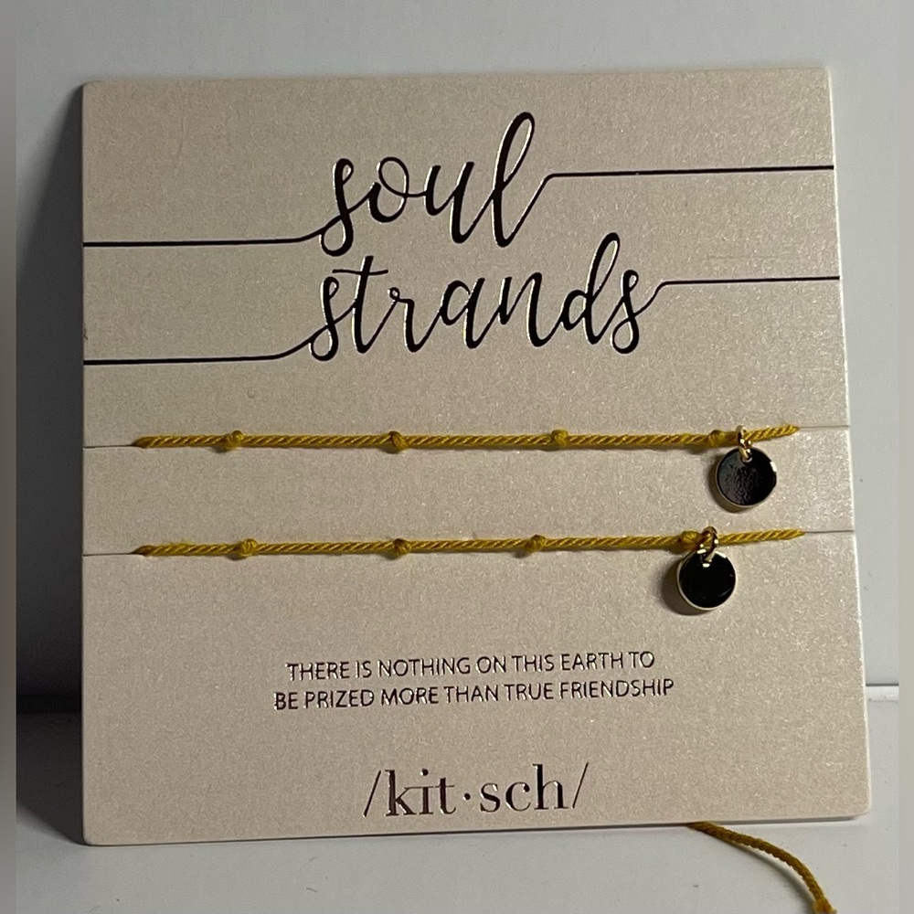 Kitsch Soul Strands Friendship Bracelets - Marigold
